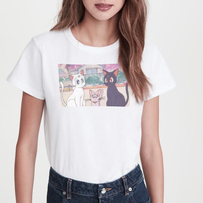Sailor Moon T-shirt Sailor Moon Luna 
