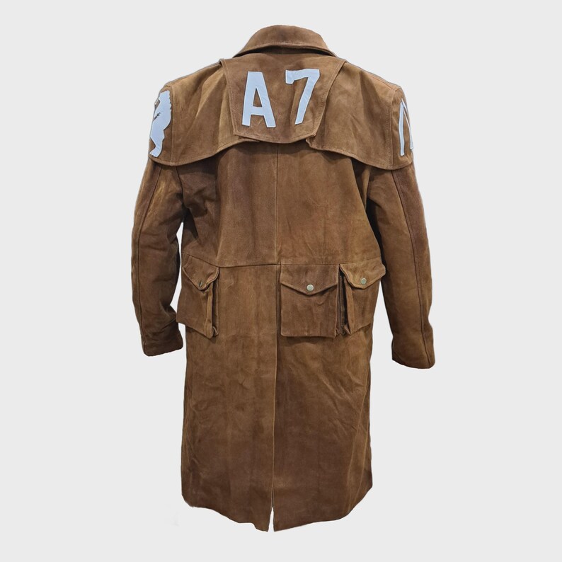 Faux Suede Ranger Duster Coat: Fallout Cosplay Costume - Etsy