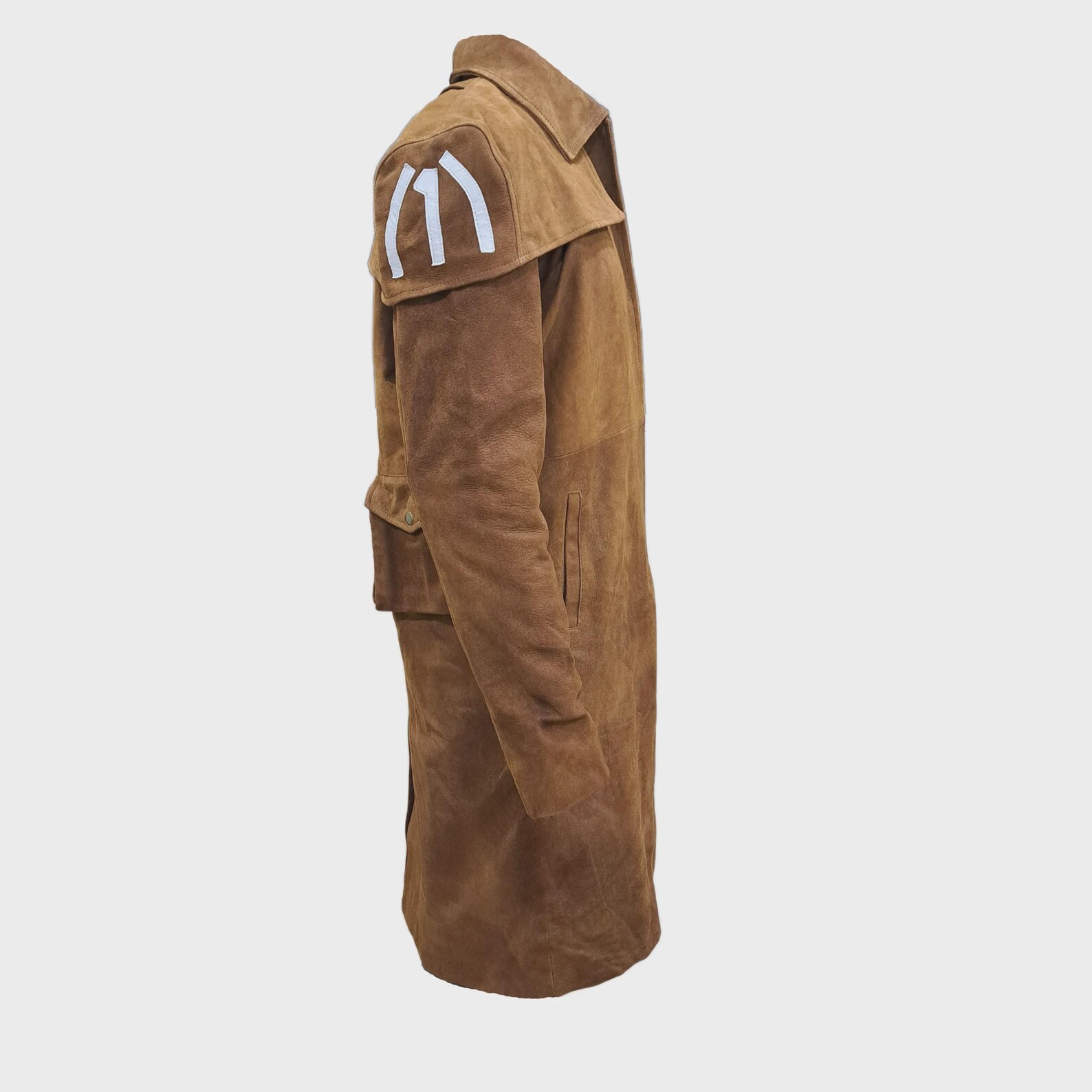 Faux Suede Ranger Duster Coat: Fallout Cosplay Costume - Etsy