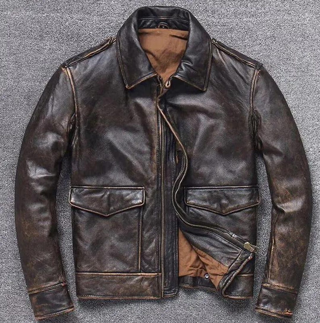 vintage sheepskin leather Jacket ムートン s-l400.jpg