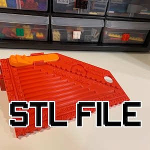 STL File for 3D Printing - The BST - Brick Sizing Tool - all brick system compatible ruler and piece sizer