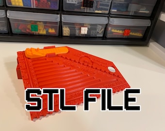 STL File for 3D Printing - The BST - Brick Sizing Tool - all brick system compatible ruler and piece sizer