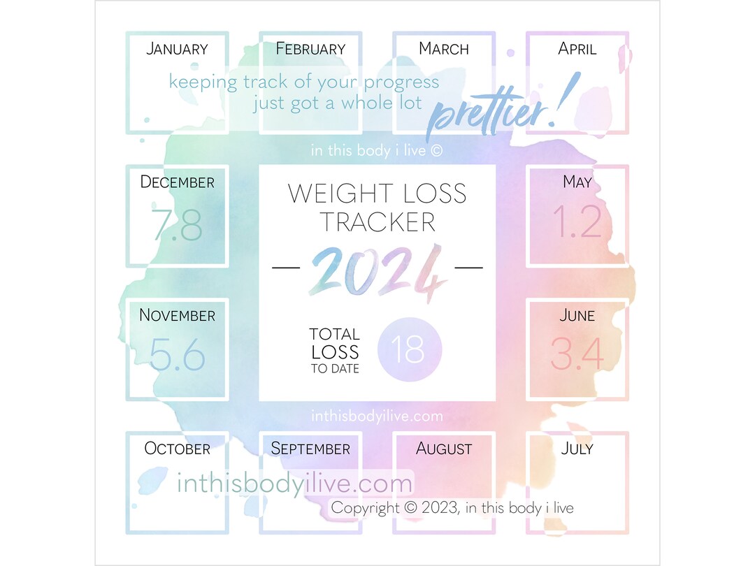 weight-loss-tracker-2024-weight-loss-calendar-digital-download-rainbow-splash-etsy