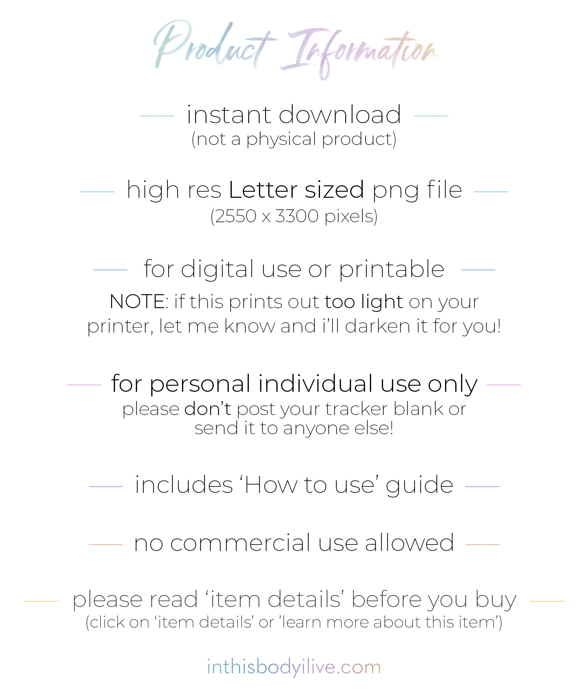 Weekly Measurements Tracker Inches Lost Chart Digital Etsy