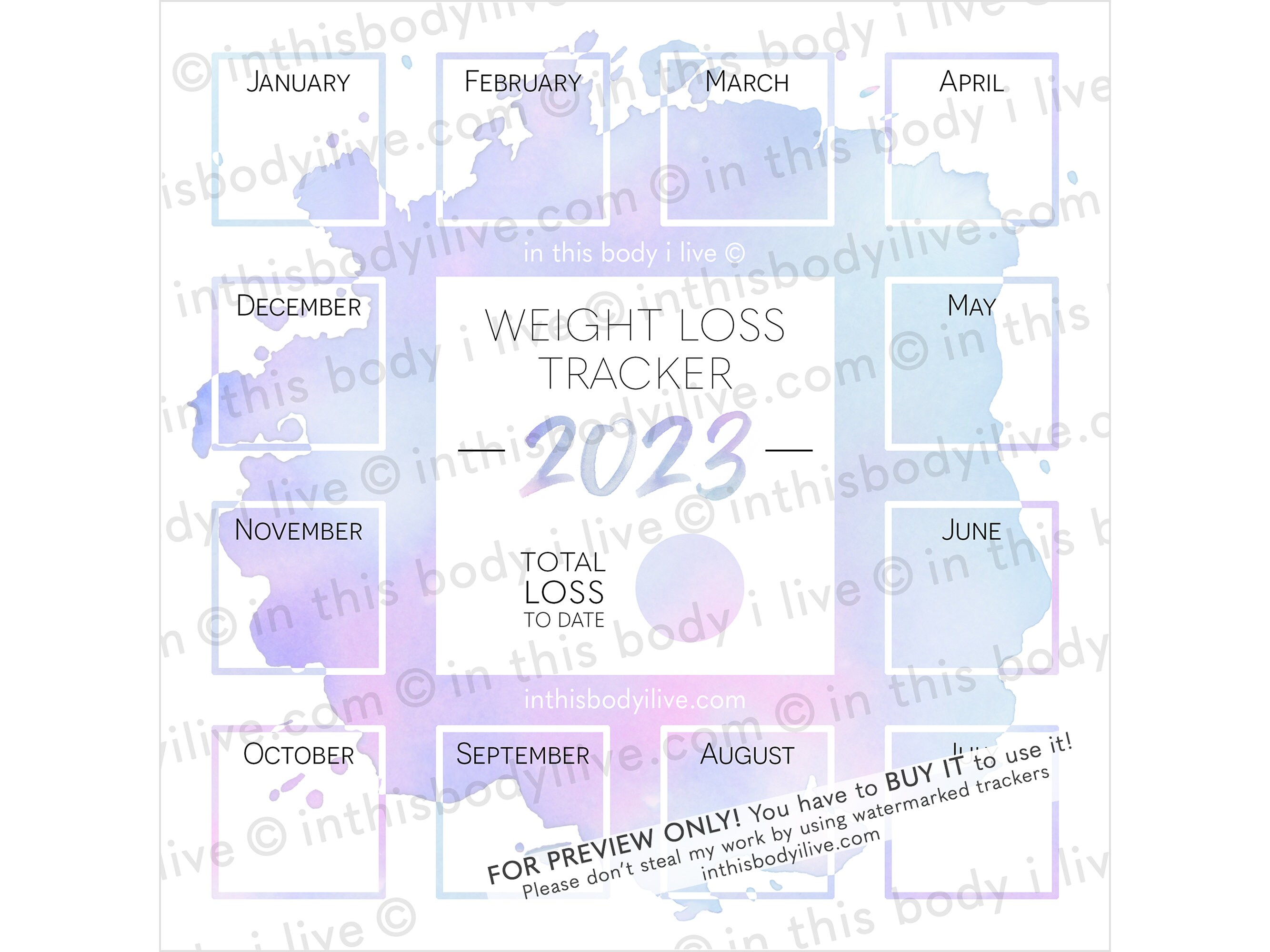 Weight Loss Tracker 2023 Weight Loss Calendar Digital - Etsy Weight Loss Tracker 2023 Weight Loss Calendar Digital - Etsy