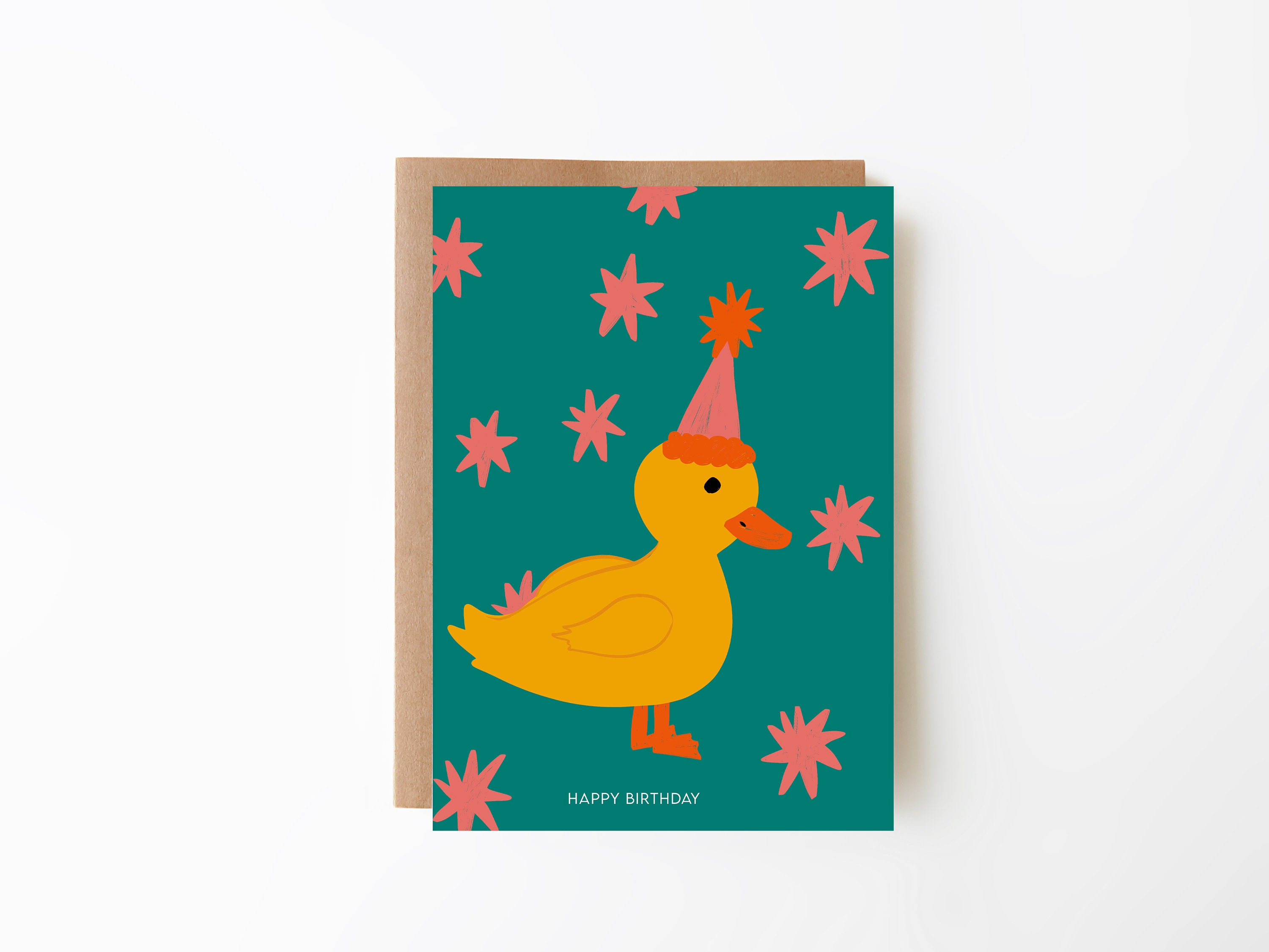 Alles Gute zum Geburtstag Ente Feier Karte Tier Party Themen  Etsy