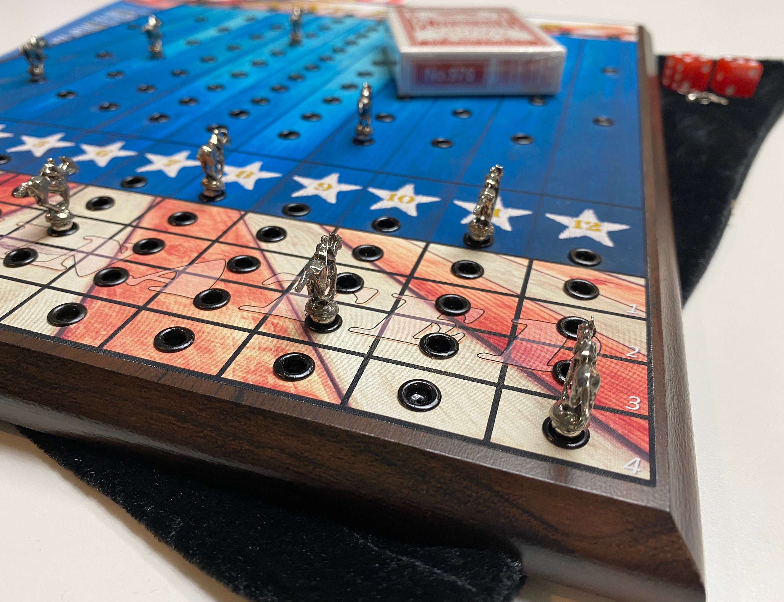 Horse Race Board Game 'pony Express' Etsy