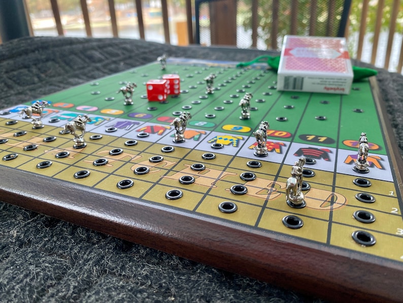 Magnetic Horse Race Board Game - 'Winner's Circle' | Tabletop Game