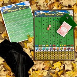 PERSONALIZED Magnetic Horse Race Board Game - Etsy