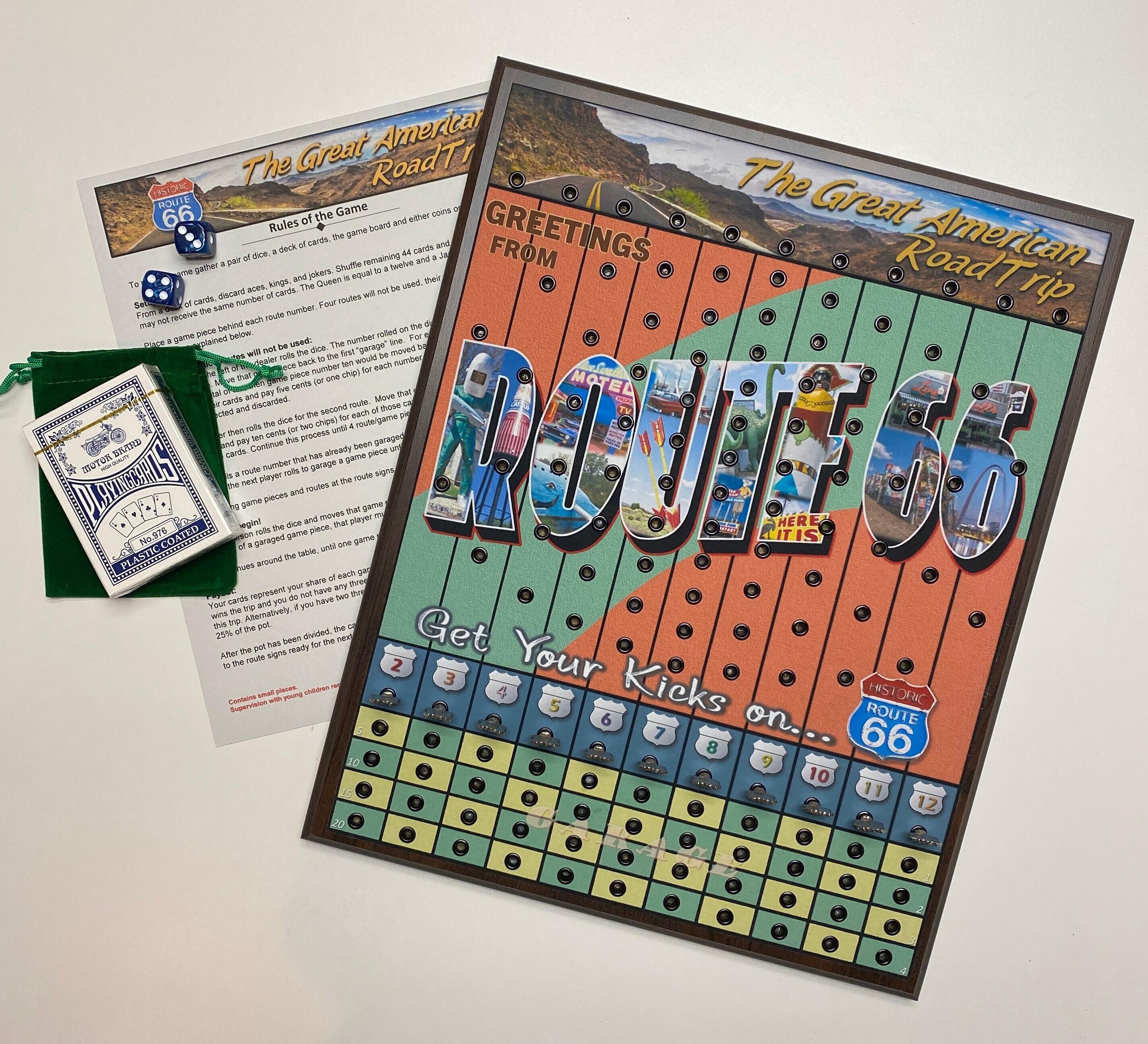 Route 66 Board Game – the Great American Road Trip - Etsy