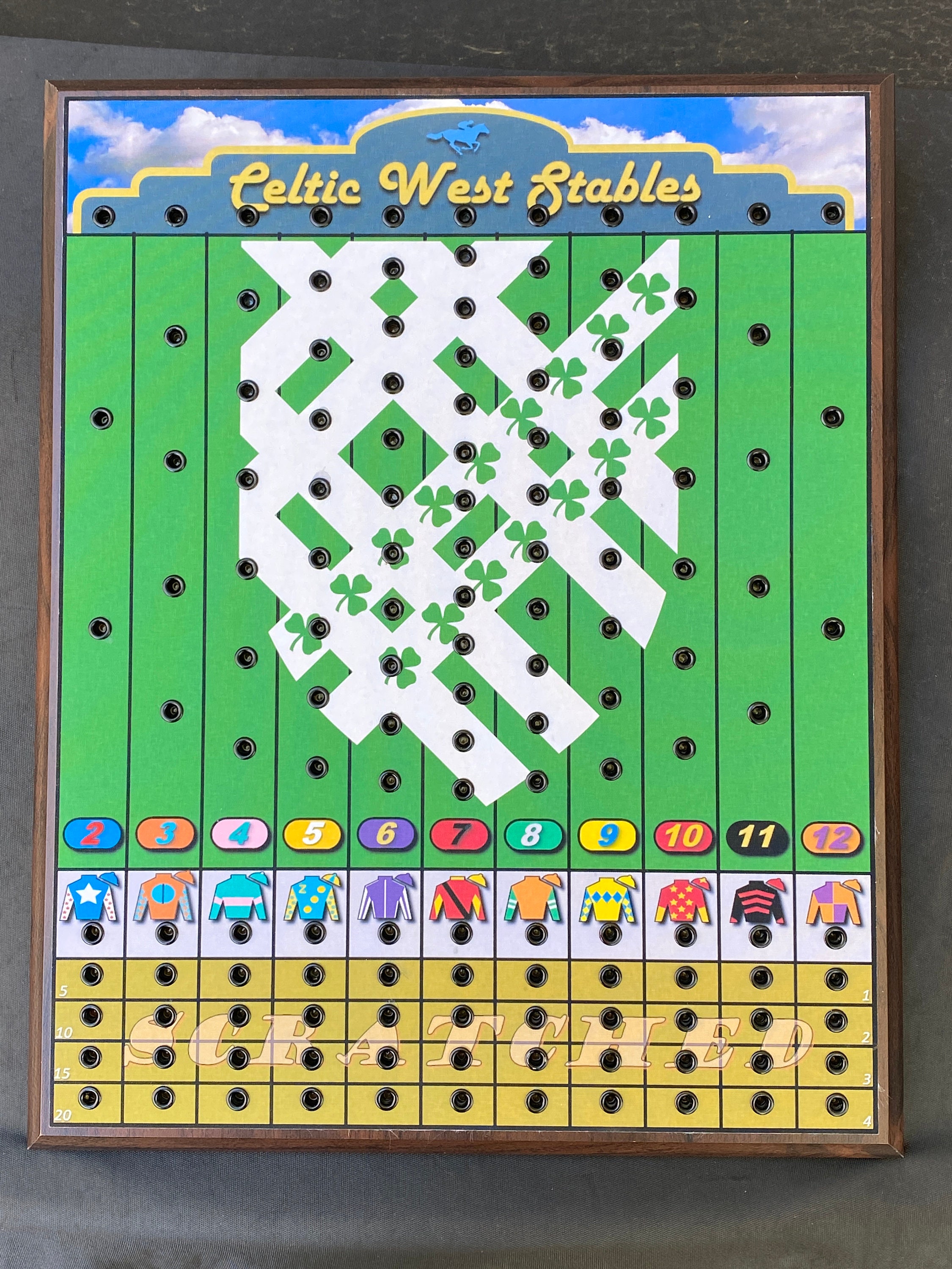 FULL CUSTOM Horse Race Board Game 'Winner's Etsy