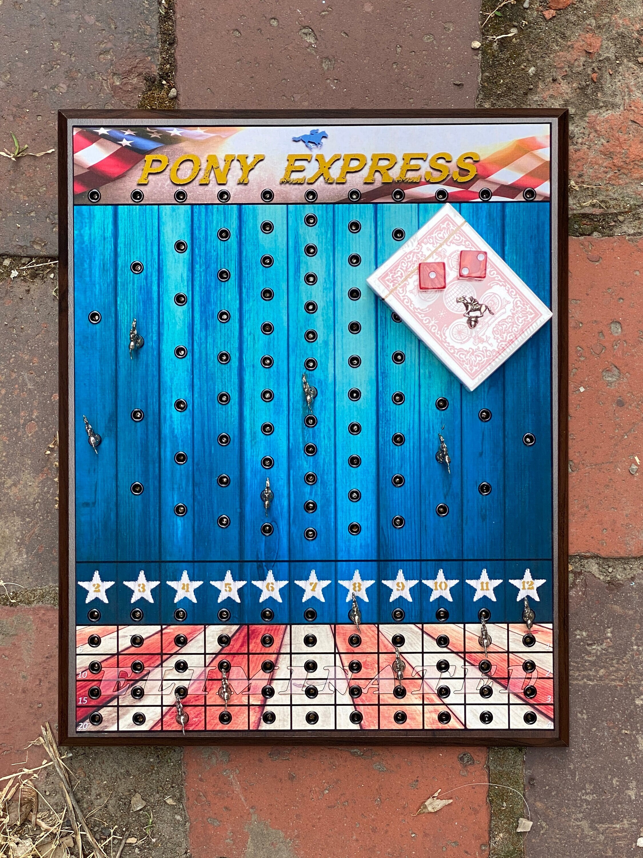 PERSONALIZED Horse Race Board Game 'pony Etsy