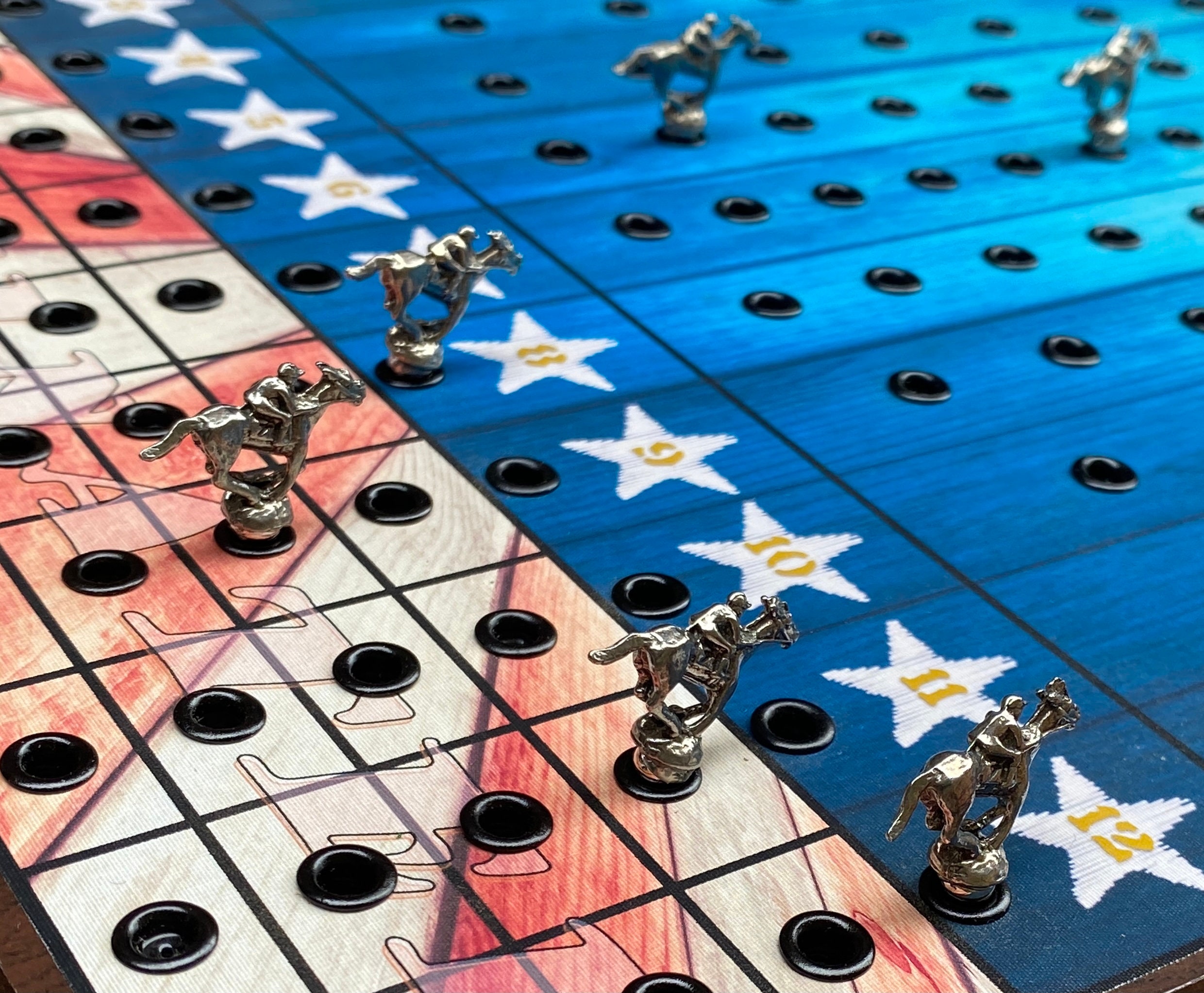 Horse Race Board Game 'pony Express' Etsy