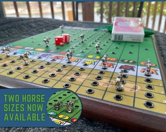 Magnetic Horse Race Board Game - 'Winner's Circle' | Tabletop Game