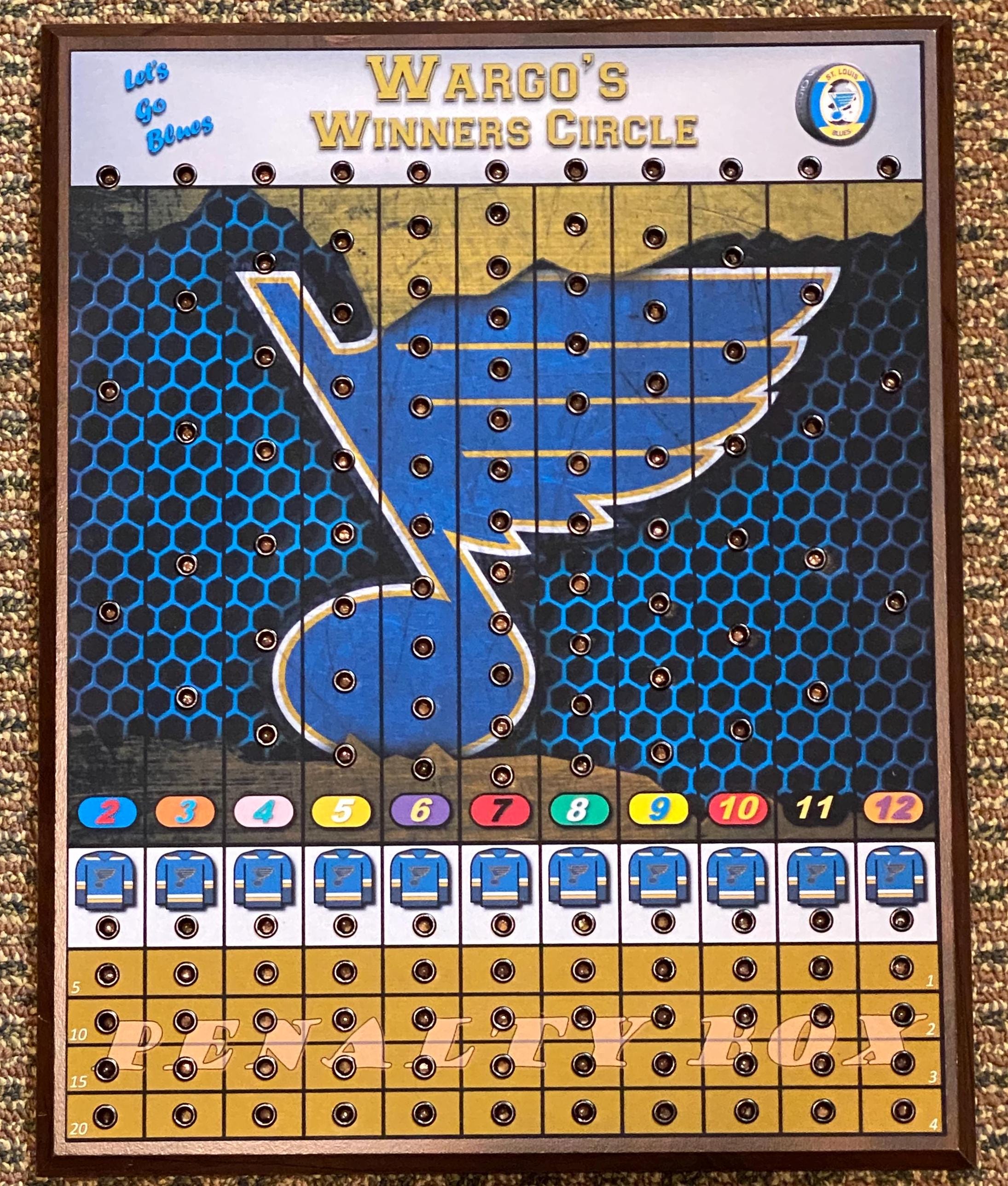 FULL CUSTOM Magnetic Horse Race Board Game - 'winner's Circle ...