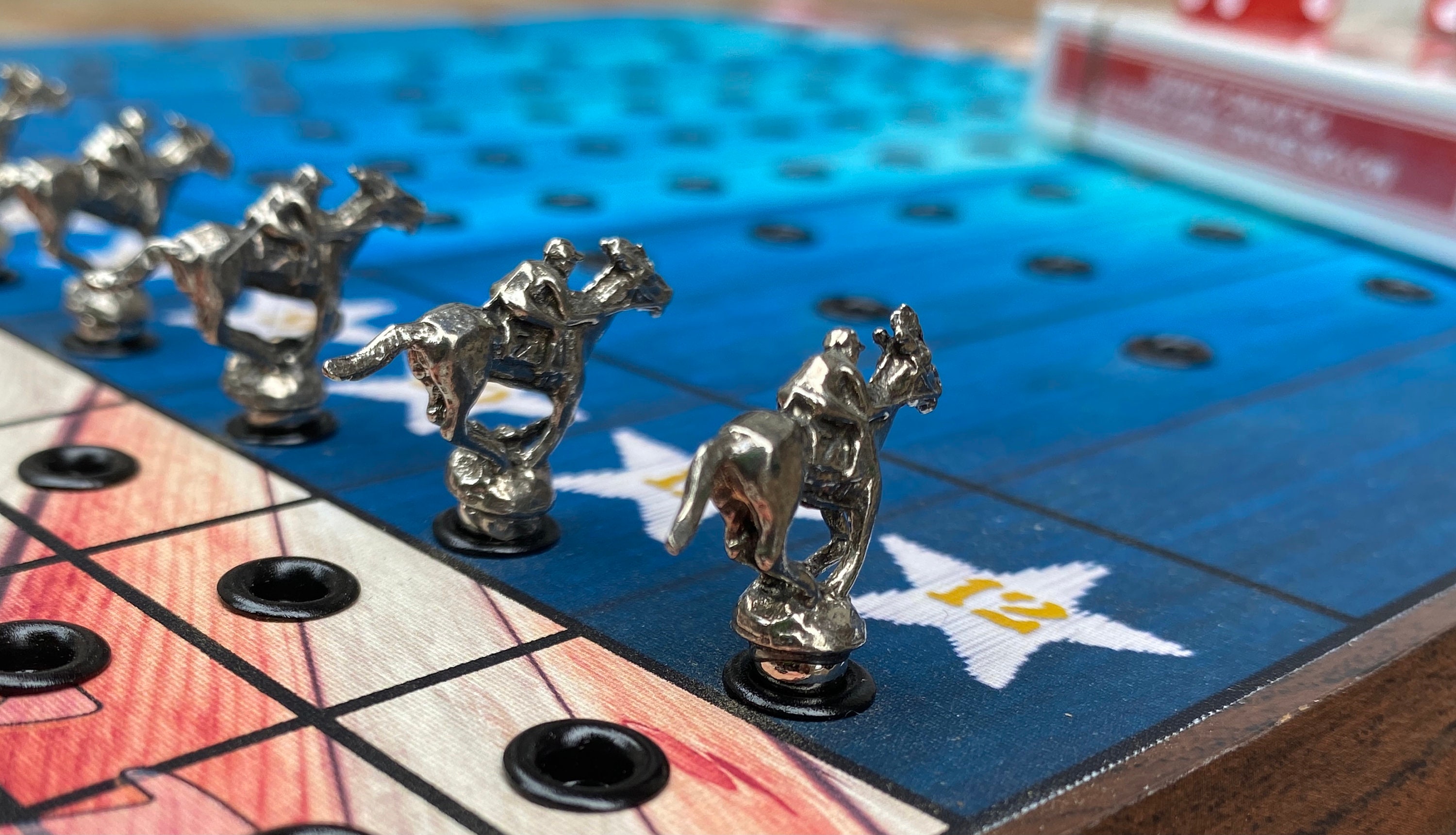 Horse Race Board Game 'pony Express' Etsy
