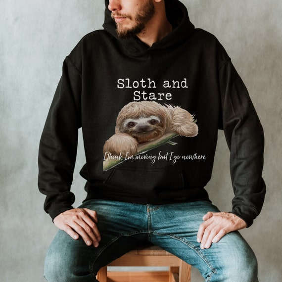 Funny Sloth Hoodie Sloth Sweater Lazy 