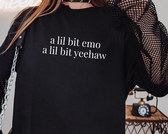 Emo Yeehaw Graphic Tee | Country Girl Western Shirt, Comfort Colors T-Shirt