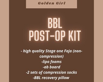 BBL post op kits