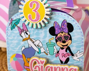 Minnie Favor Box, Minnie party decor, Minnie Birthday, Minnie Birthday decoration, Minnie cake topper