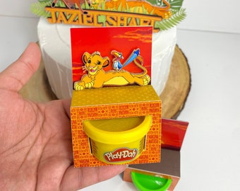 Lion King Play-Doh Party Favors: Customized Box Packs