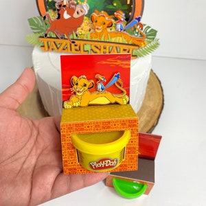 Lion King Play-Doh Party Favors: Customized Box Packs