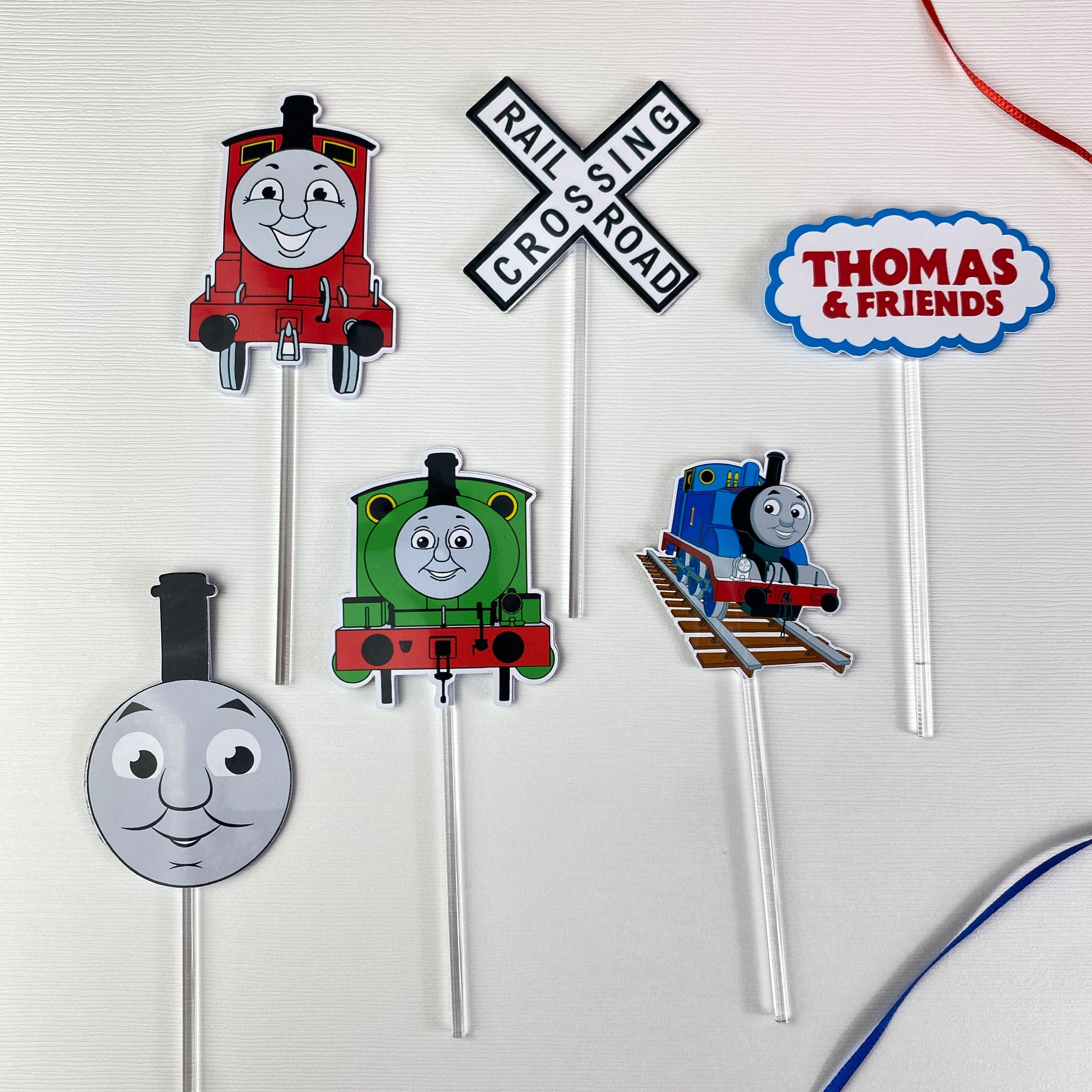 Thomas and Friends Cupcake Topper Thomas and Friends Party - Etsy