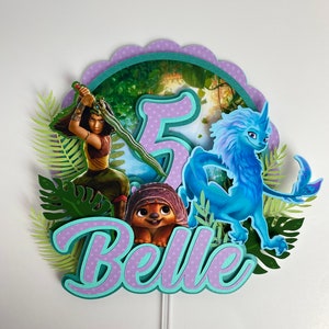Raya cake topper, Raya Party Decorations, Raya and the last dragon party supplies, Raya Centerpiece