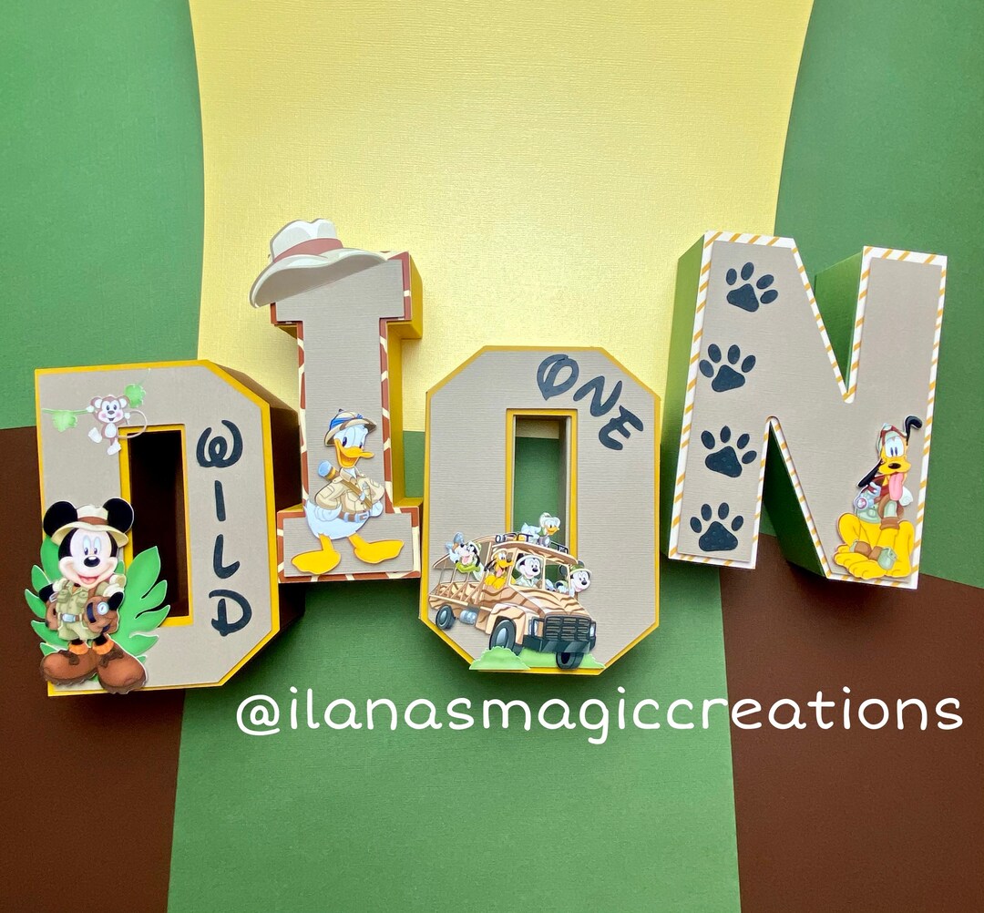 Mickey Safari Birthday , Mickey Party Decorations, Mickey Mouse Party