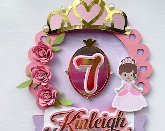 Princess cake topper, Princess Party Decorations, Princess party supplies, Princess Centerpiece