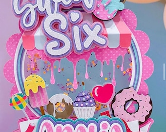 Candyland Cake Topper: Sweet One/Two Party Centerpiece