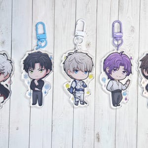LADS Acrylic Keychains - LIs and Plush- Zayne, Rafayel, Xavier, Sylus, Caleb
