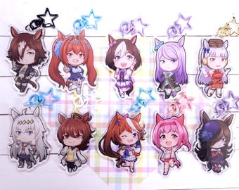 UmaMusume Horse Girls Acyrlic Keychains
