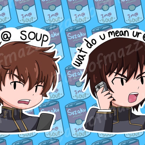 I'm at Soup Meme Laminated Sticker - Etsy