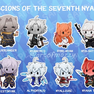 Scions of the 7th Nyan~ Stickers