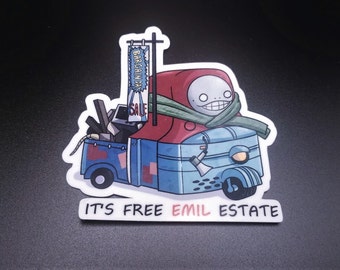 Its Free Emil Estate! Sticker