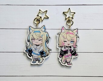 VTUBERS-HoloAdvent Bau Bau Arcylic Keychain Charms