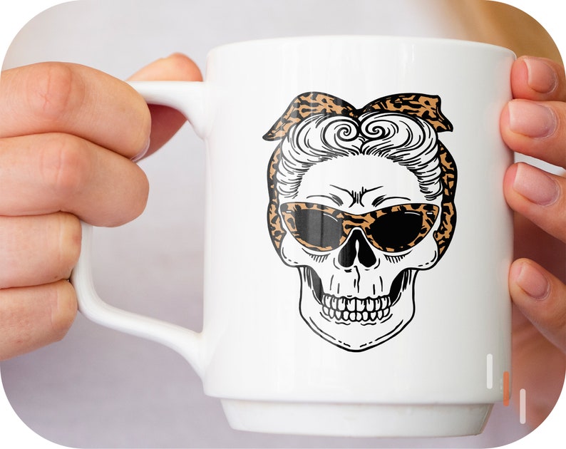 Download Leopard Skull Svg Skull Hair Band Svg Cheetah Animal Print ...