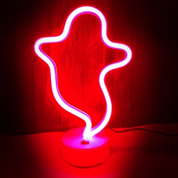 red neon ghost