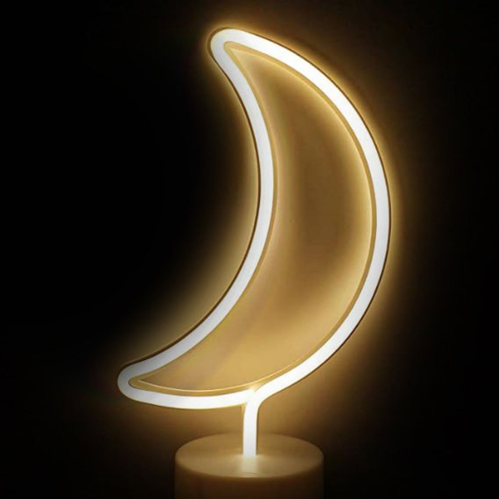 Signe de néon led led de lune lumière de néon de lune de Etsy
