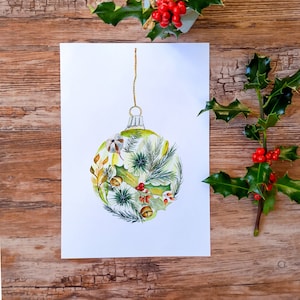 Carte de voeux - "Boule de Noël" image 1