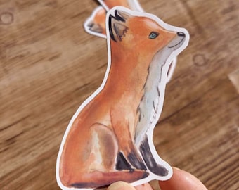Stickers "Fox reveur" for scrapbooking, bullet journal, card