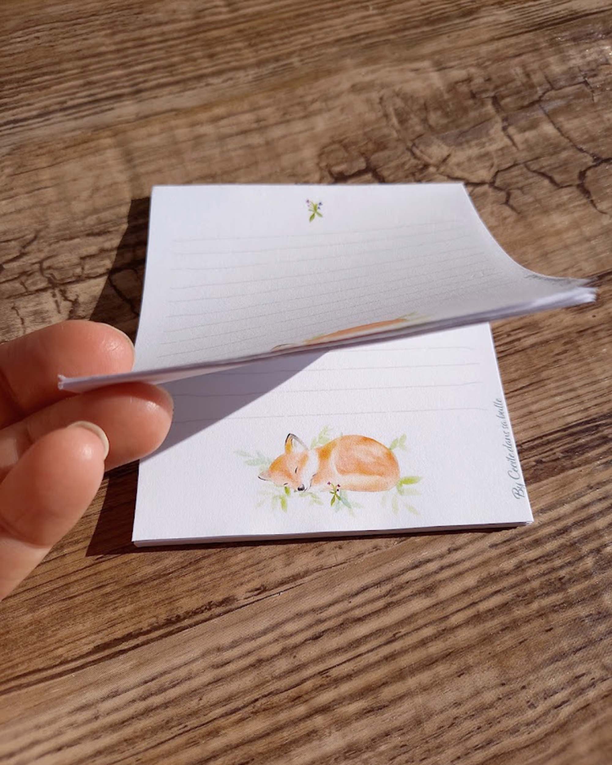 Bloc Notes Mr Renard