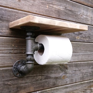 Toilet Paper Holder - Toilet Paper Roll Holder - Industrial Wall Mounted Toilet Paper Holder