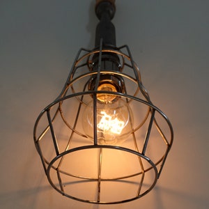 Vintage Industrial Pendant Light - Portable Lamp - Soldering Iron Light