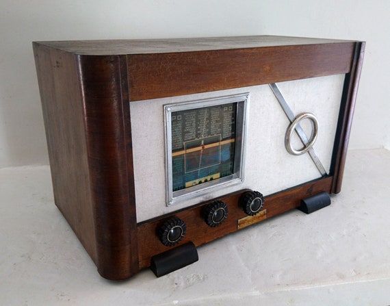 Enceinte Bluetooth rétro - Vintage- Marron - Radio à l'ancienne