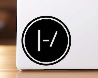 twenty one pilots Logo Vinyl Decal, Car Decal, Laptop Decal Sticker