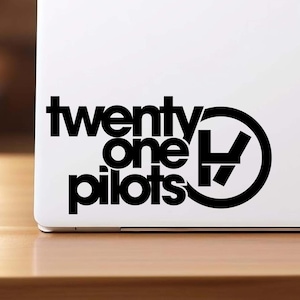twenty one pilots Logo Vinyl Decal, Car Decal, Laptop Decal Sticker