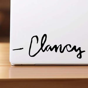 Clancy Signature twenty one pilots Vinyl Decal, Car Decal, Laptop Decal Sticker