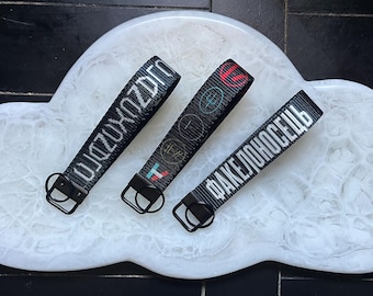 twenty one pilots Wristlet Keychain Lanyard - Key Fob Wristlet Clancy Torchbearer